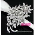 charming floral diamond rhinestone brooch for girls